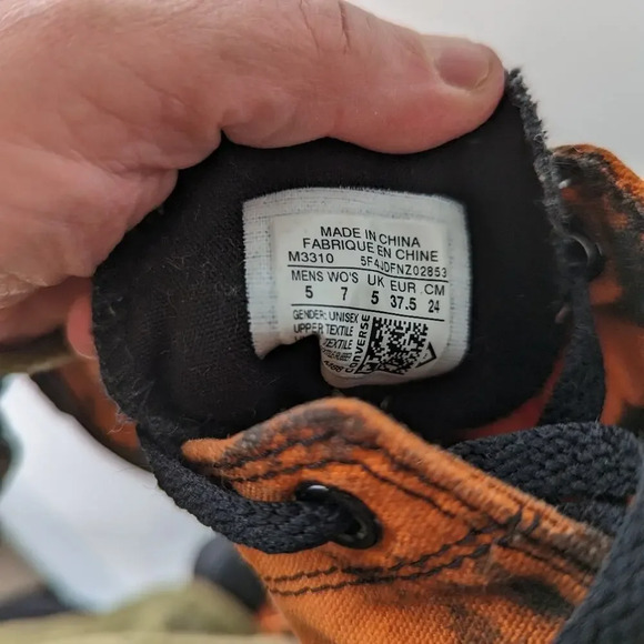 Custom Bleached Chuck Taylor All Star High Top - 7 - Picture 8 of 9